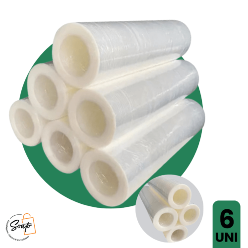 Filme Stretch sem Tubete – Kit com 6 bobinas